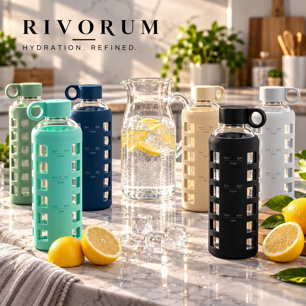 Premium Glass Water Bottle